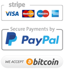 Stripe,PayPal,Bitcoin